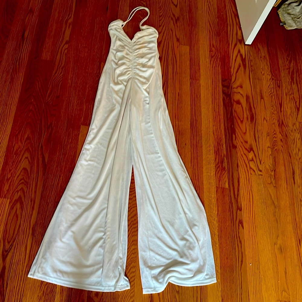 Misha Women's NWT Kathleen Slinky Jumpsuit in Ivory -Size 4